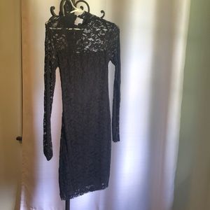 Sexy low-back, lace, above knee dress!